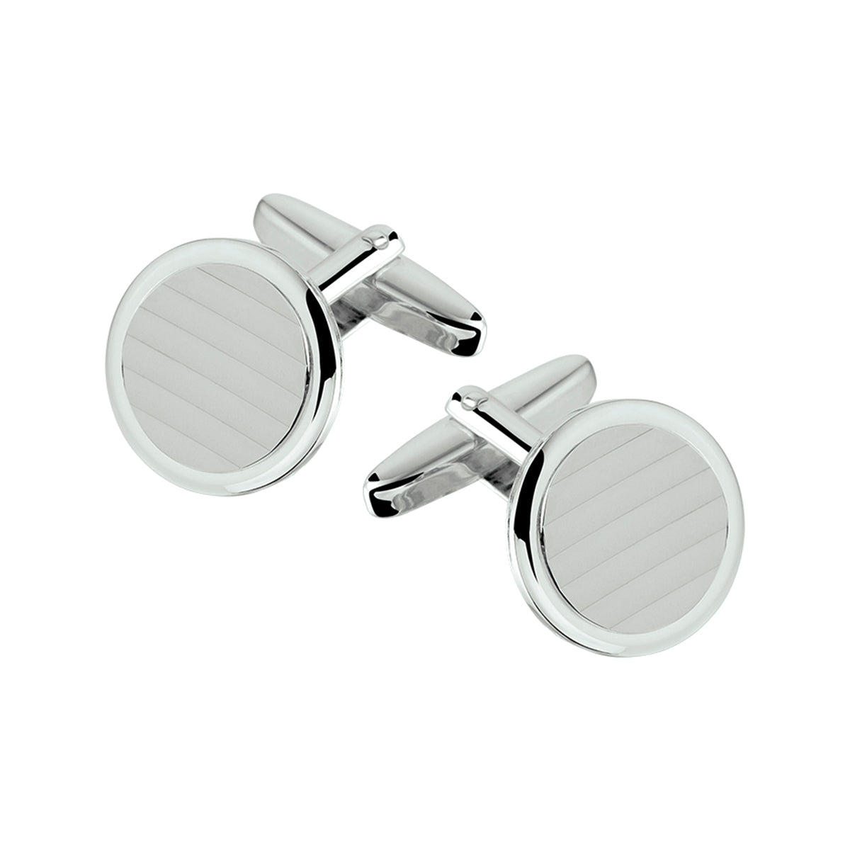 vDam Manchetknopen Gediamanteerd Zilver Gerhodineerd 1329823