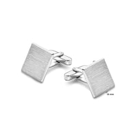 vDam Manchetknopen Poli/mat 16 Mm Zilver Gerhodineerd 1340446