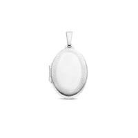 vDam Medaillon Ovaal 33 Mm Zilver Gerhodineerd 1340442