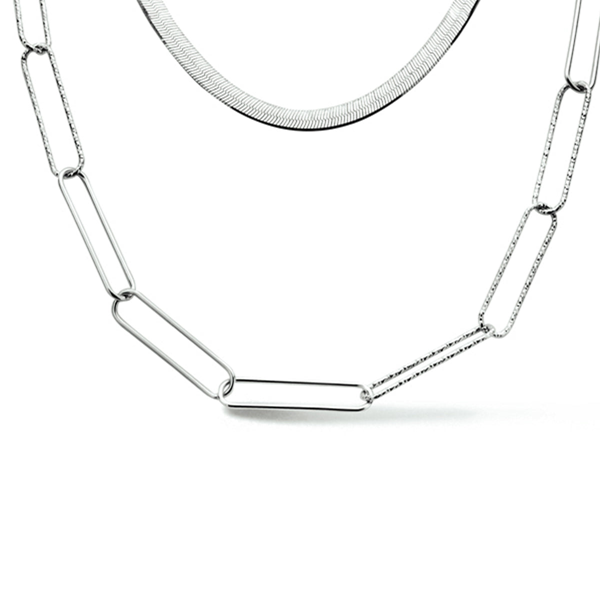 vDam Multi-collier 5,5 Mm 45 Cm Zilver Gerhodineerd 1334416