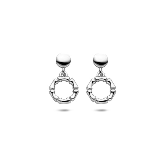 vDam Oorhangers 18 Mm Zilver Gerhodineerd 1341772