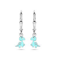 vDam Oorhangers Dino Brisur Haak 23 Mm Zilver Gerhodineerd 1339908