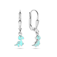 vDam Oorhangers Dino Brisur Haak 23 Mm Zilver Gerhodineerd 1339908