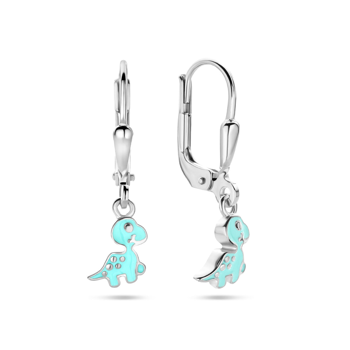 vDam Oorhangers Dino Brisur Haak 23 Mm Zilver Gerhodineerd 1339908