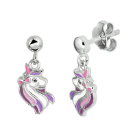 vDam Oorhangers Eenhoorn Zilver Gerhodineerd 1333462