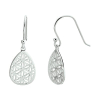 vDam Oorhangers Filigrain Franse Haak Zilver Gerhodineerd 1332823