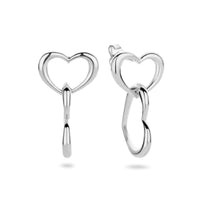 vDam Oorhangers Hartjes Zilver Gerhodineerd 1335439
