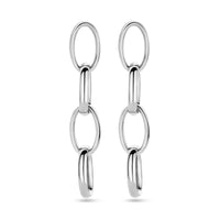 vDam Oorhangers Schakel 50 Mm Zilver Gerhodineerd 1340010