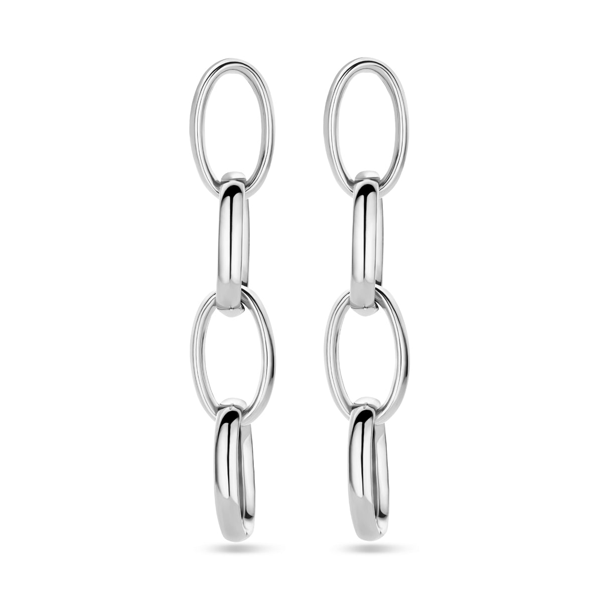 vDam Oorhangers Schakel 50 Mm Zilver Gerhodineerd 1340010