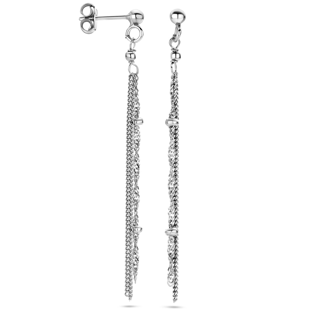 vDam Oorhangers Schakel 55 Mm Zilver Gerhodineerd 1341596