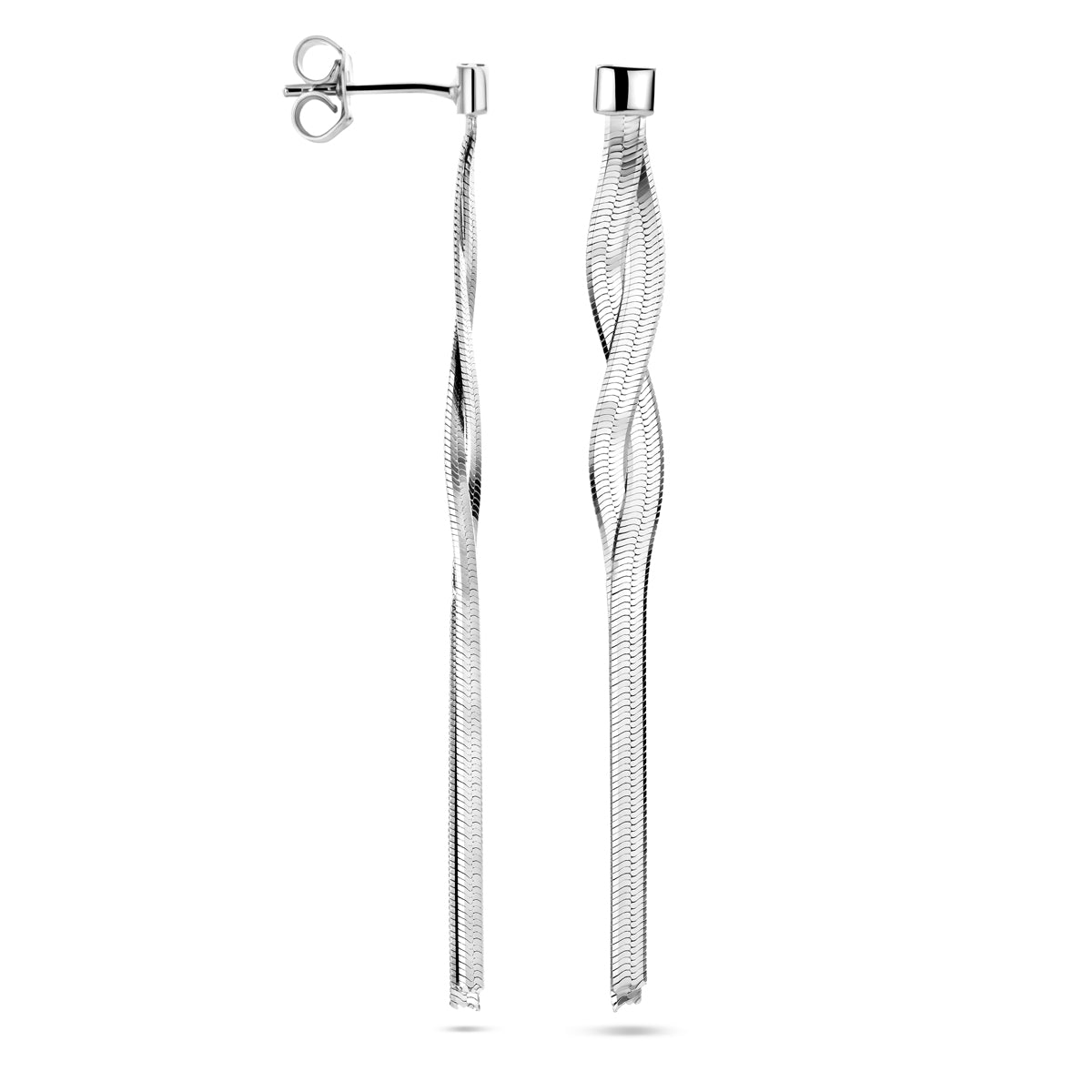 vDam Oorhangers Schakel 60 Mm Zilver Gerhodineerd 1341603