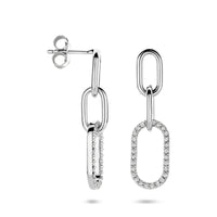 vDam Oorhangers Zirkonia 30 Mm Zilver Gerhodineerd 1340972