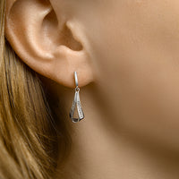 vDam Oorhangers Zirkonia Zilver Gerhodineerd 1332827