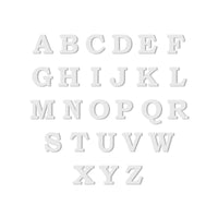 vDam Oorknop Letter Zilver Gerhodineerd 1334596