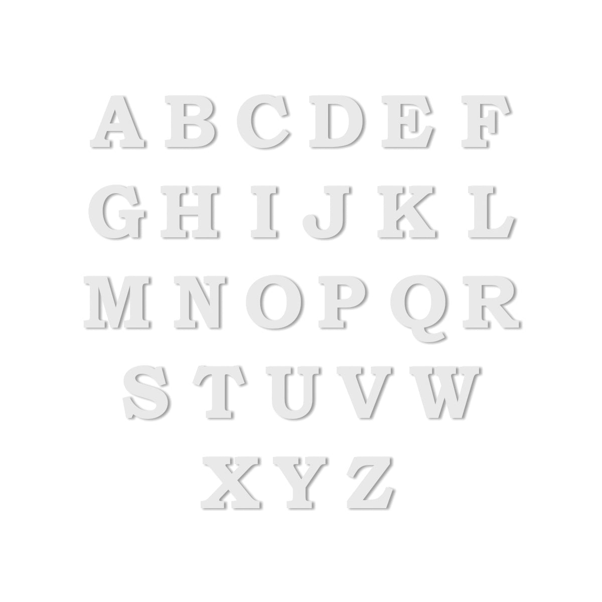 vDam Oorknop Letter Zilver Gerhodineerd 1334596