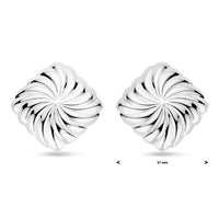 vDam Oorknoppen 37 Mm Zilver Gerhodineerd 1339599