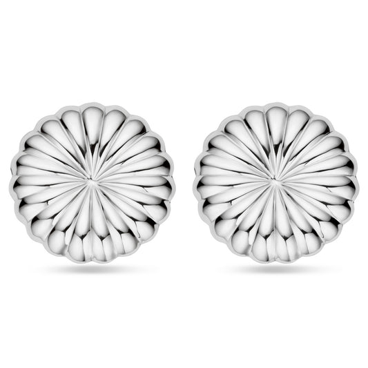 vDam Oorknoppen 40 Mm Zilver Gerhodineerd 1339600