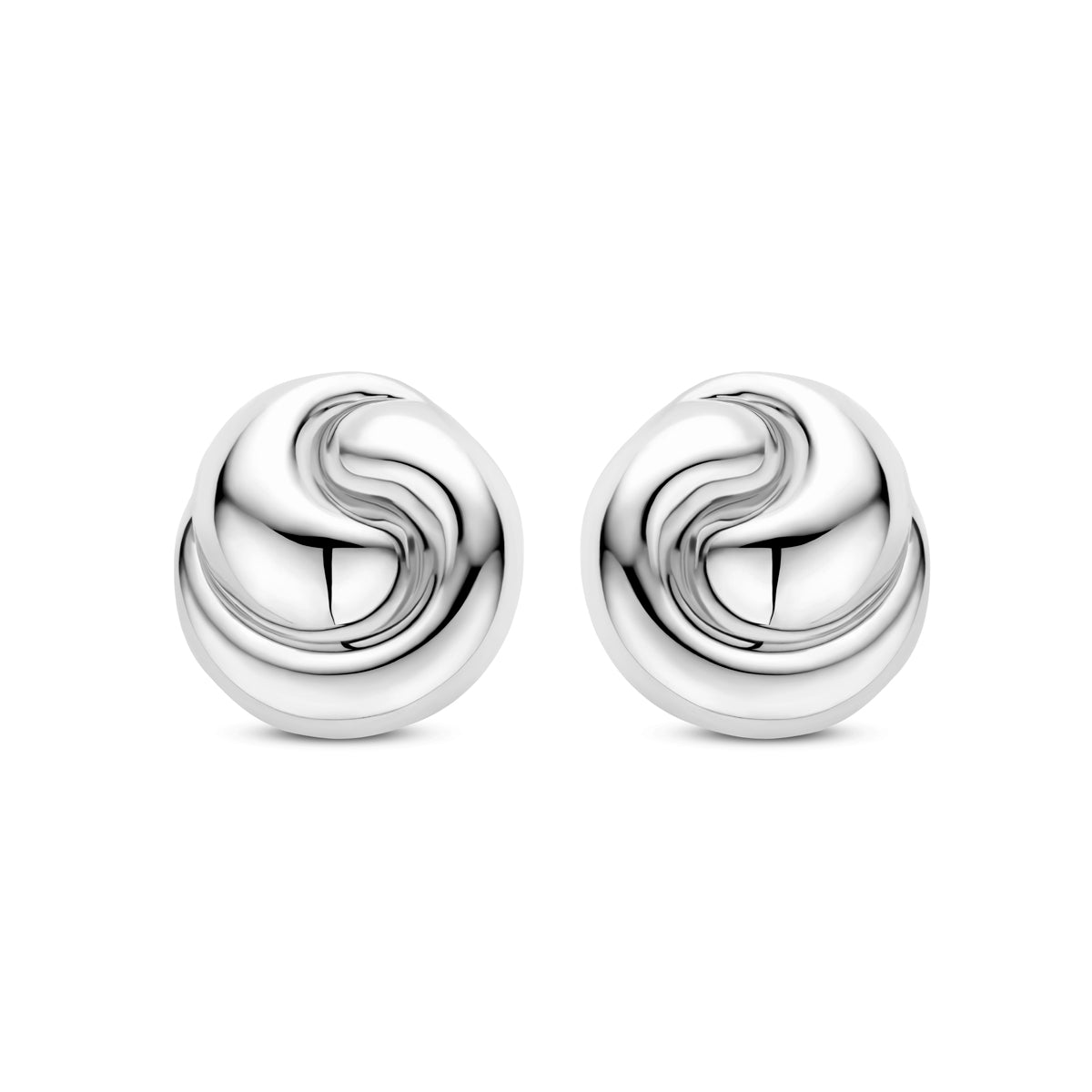 vDam Oorknoppen Knoop 18 Mm Zilver Gerhodineerd 1340051