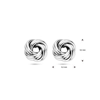 vDam Oorknoppen Knoop Zilver Gerhodineerd 1338436