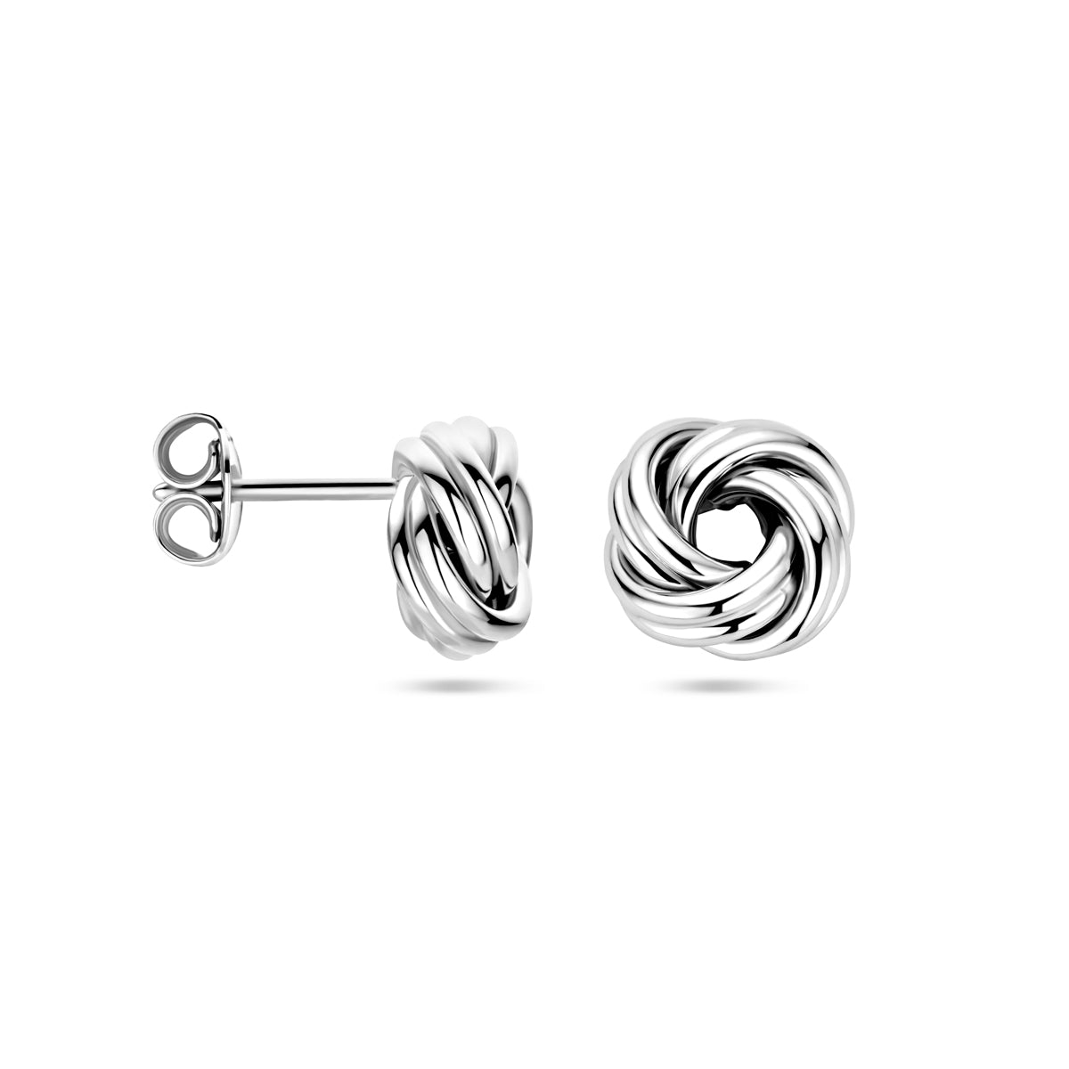 vDam Oorknoppen Knoop Zilver Gerhodineerd 1338436