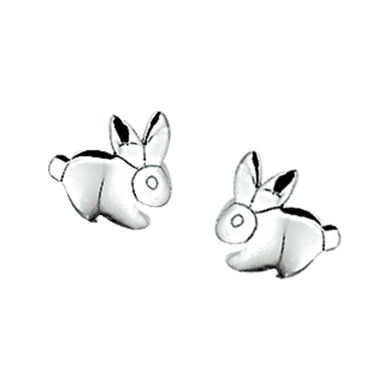 vDam Oorknoppen Konijn Zilver Gerhodineerd 1329503