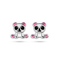 vDam Oorknoppen Panda Zilver Gerhodineerd 1336182