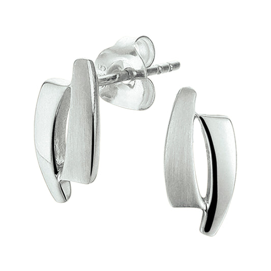 vDam Oorknoppen Poli/mat Zilver Gerhodineerd 1325312