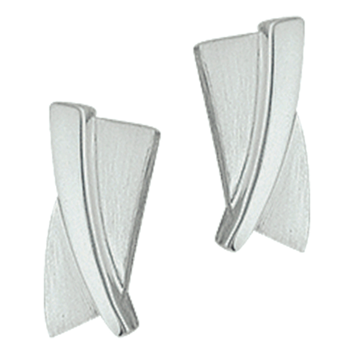 vDam Oorknoppen Poli/mat Zilver Gerhodineerd 1327282