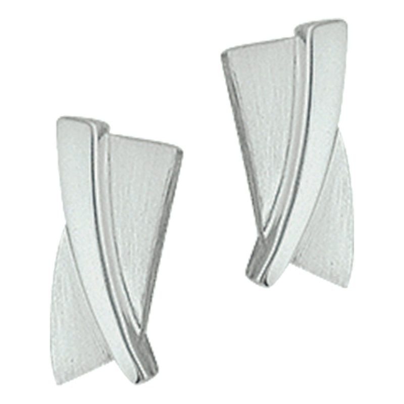 vDam Oorknoppen Poli/mat Zilver Gerhodineerd 1327282