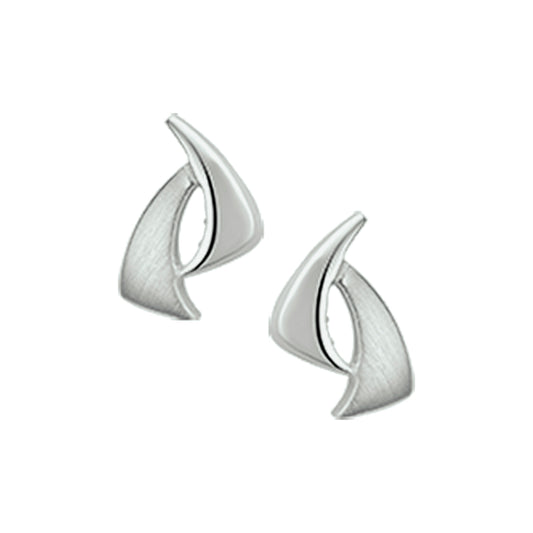 vDam Oorknoppen Poli/mat Zilver Gerhodineerd 1327280