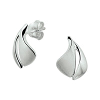 vDam Oorknoppen Poli/mat Zilver Gerhodineerd 1328406