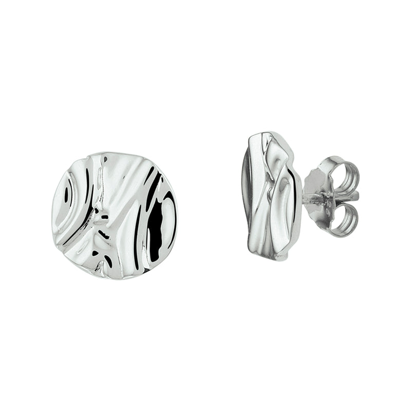 vDam Oorknoppen Rond Zilver Gerhodineerd 1332341