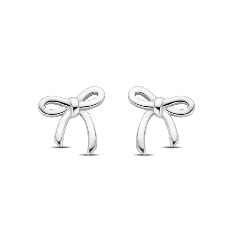 vDam Oorknoppen Strik 10 Mm Zilver Gerhodineerd 1339696