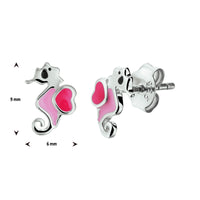 vDam Oorknoppen Zeepaard Zilver Gerhodineerd 1329816