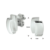 vDam Oorknoppen Zilver Gerhodineerd 1329141