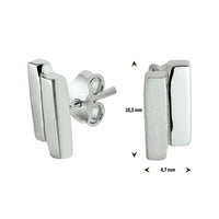 vDam Oorknoppen Zilver Gerhodineerd 1329142