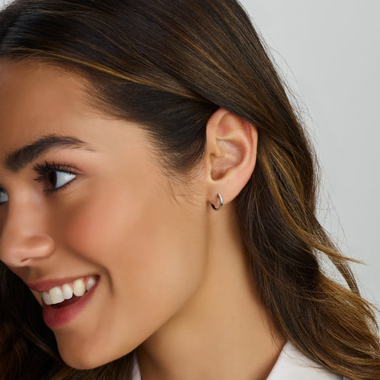 vDam Oorringen 1,8 Mm Ronde Buis Zilver Gerhodineerd 1335677