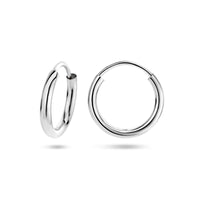 vDam Oorringen 1,8 Mm Ronde Buis Zilver Gerhodineerd 1335677