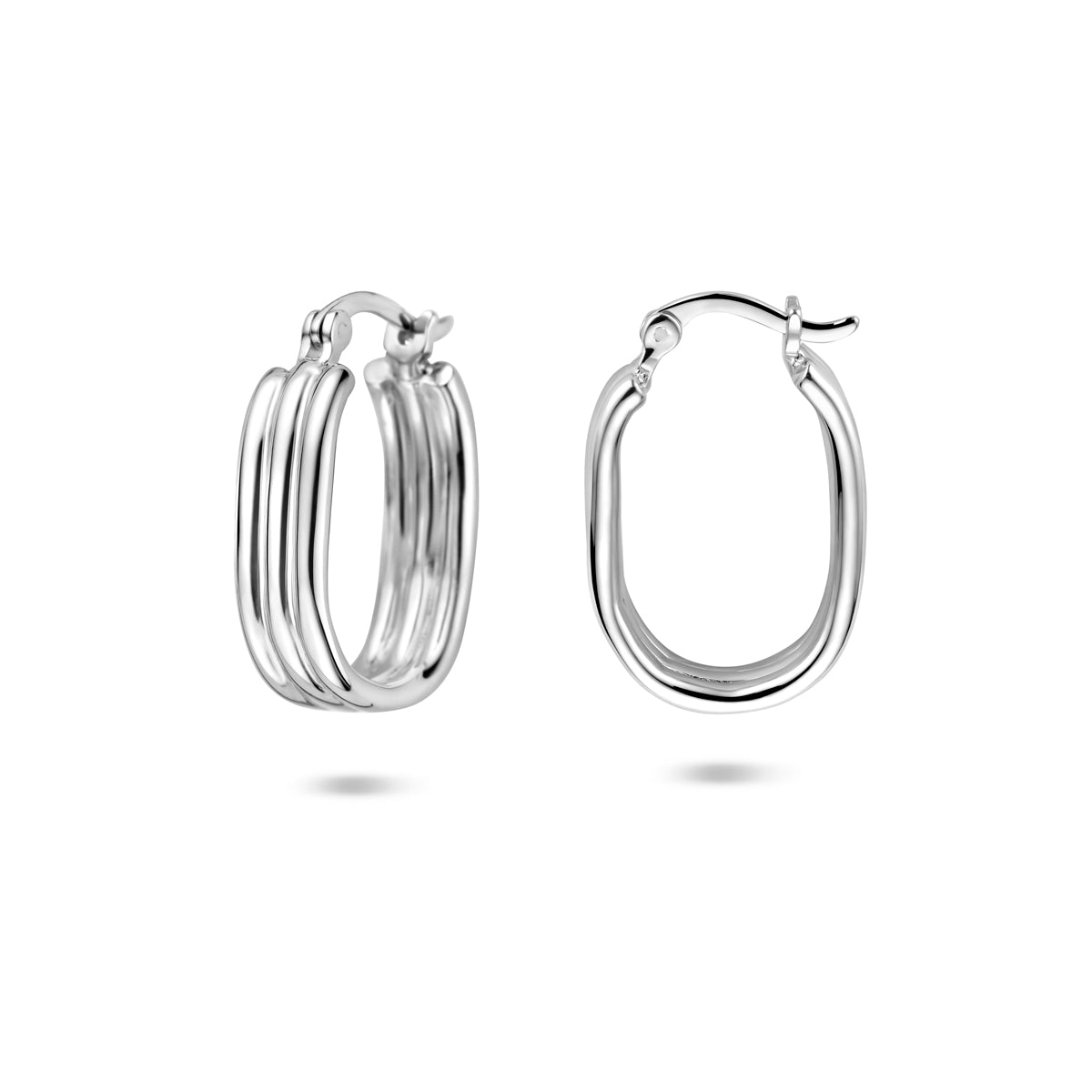 vDam Oorringen 17 Mm Zilver Gerhodineerd 1341737