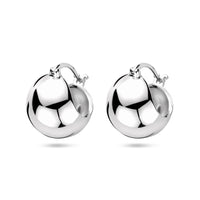 vDam Oorringen 18 Mm Zilver Gerhodineerd 1340683