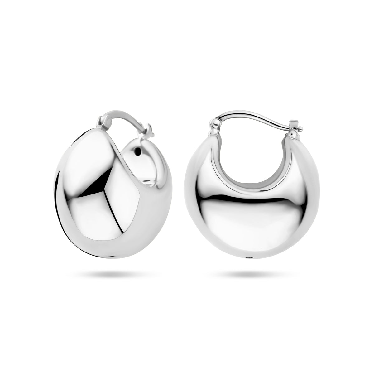 vDam Oorringen 24 Mm Zilver Gerhodineerd 1339690