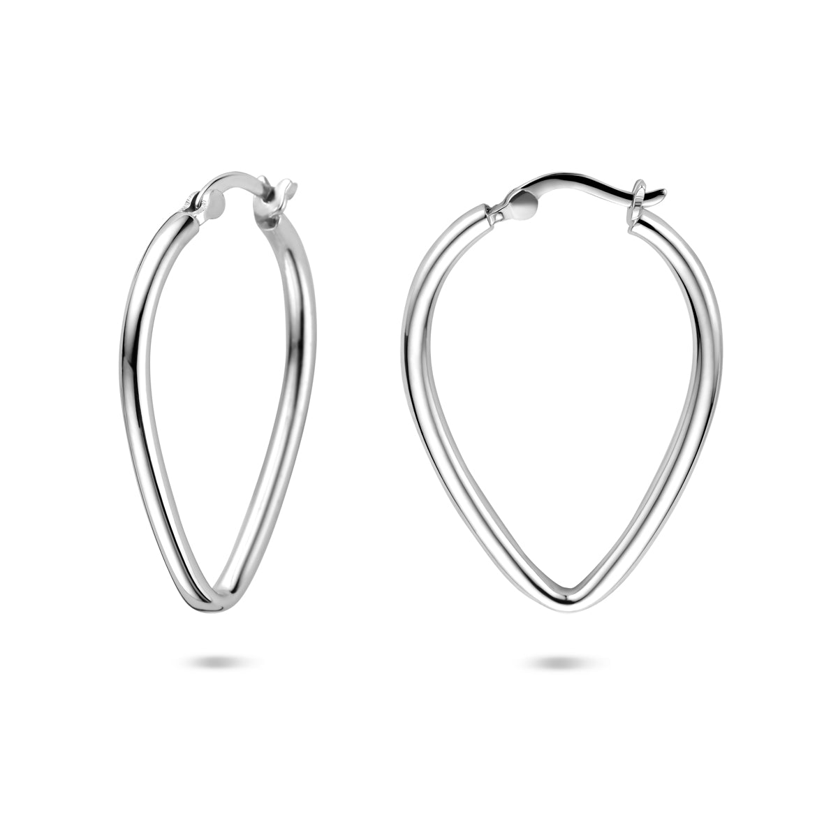 vDam Oorringen 25,5 Mm Zilver Gerhodineerd 1341736