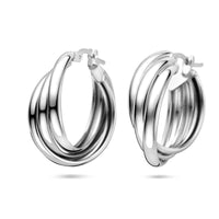 vDam Oorringen 26,5 Mm Zilver Gerhodineerd 1341598