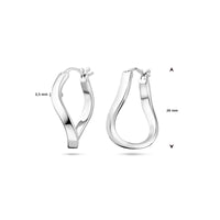 vDam Oorringen 26 Mm Zilver Gerhodineerd 1339785