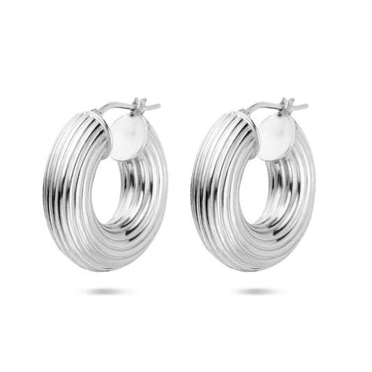 vDam Oorringen 26 Mm Zilver Gerhodineerd 1340016