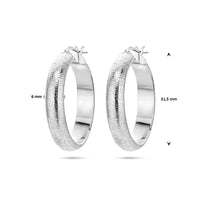 vDam Oorringen 3,0 Mm Halfronde Buis Zilver Gerhodineerd 1336915