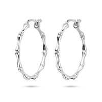 vDam Oorringen 30 Mm Zilver Gerhodineerd 1341408