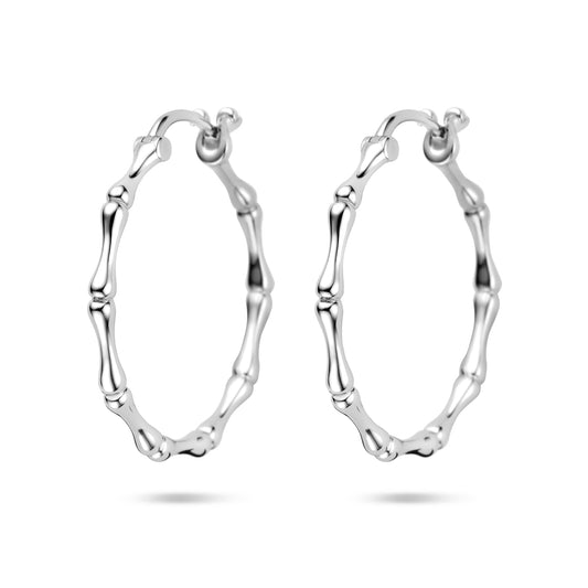 vDam Oorringen 30 Mm Zilver Gerhodineerd 1341408