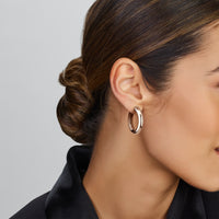 vDam Oorringen 6,0 Mm Ronde Buis Zilver Gerhodineerd 1336911