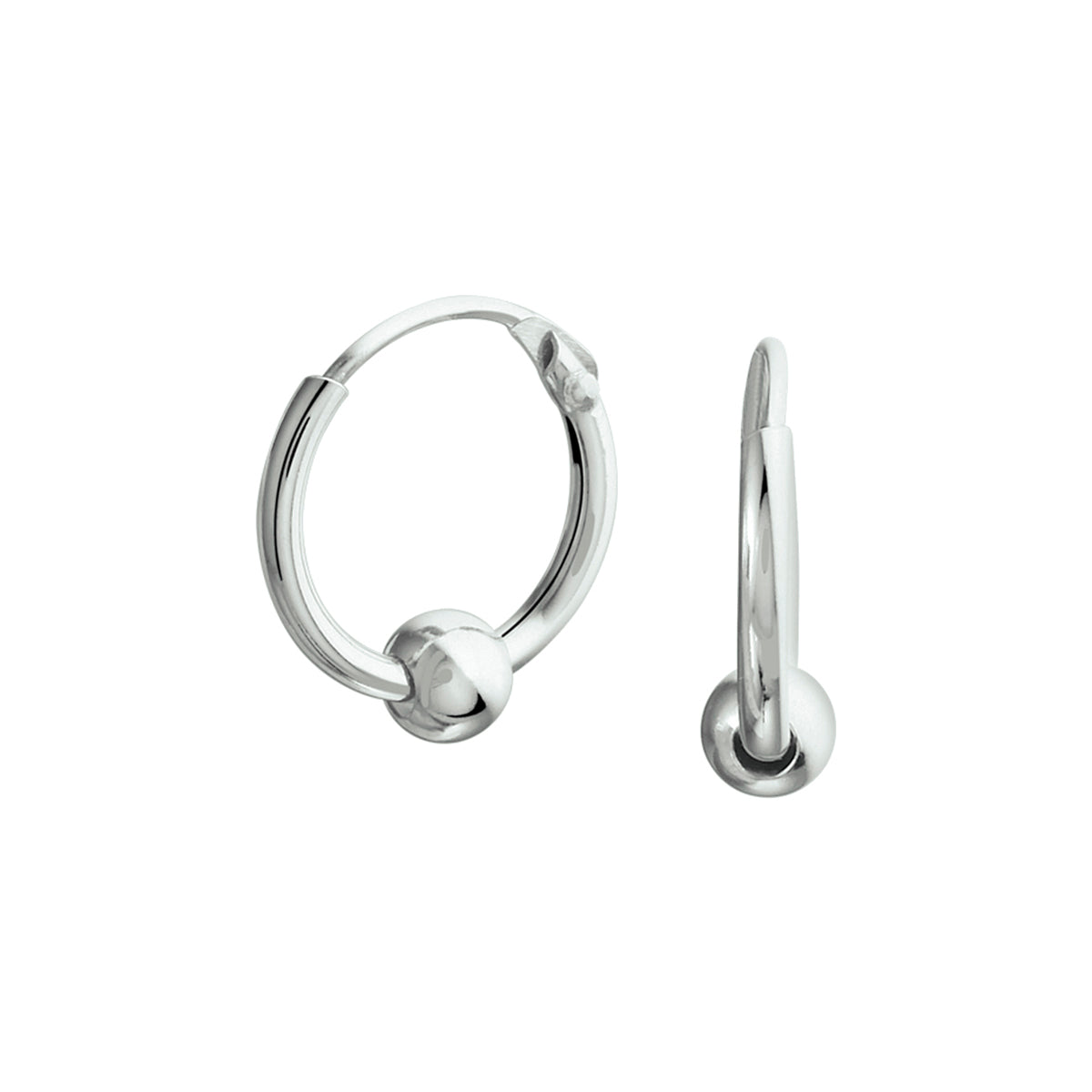 vDam Oorringen Bol Zilver Gerhodineerd 1327922